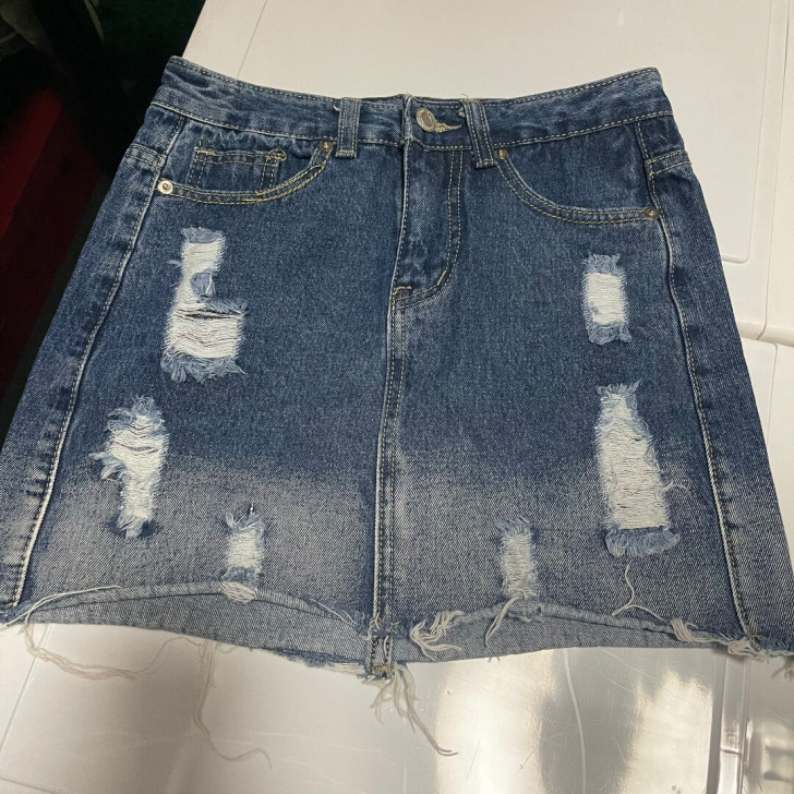 牛仔短裙