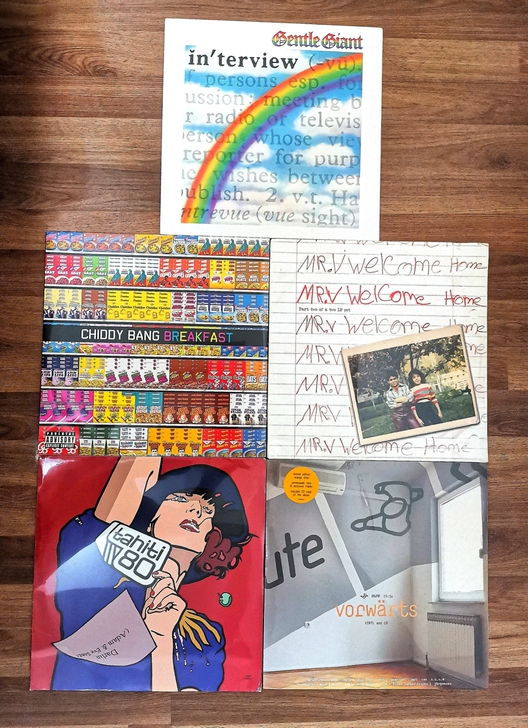 五张全新未拆封欧版黑胶唱片lp，品相完美。...