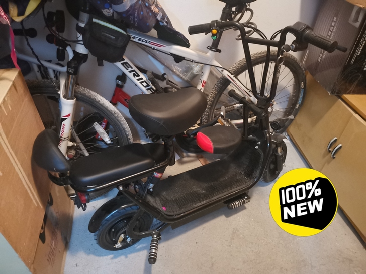 亲子电动车，全新未用，买菜接娃神器，14A...