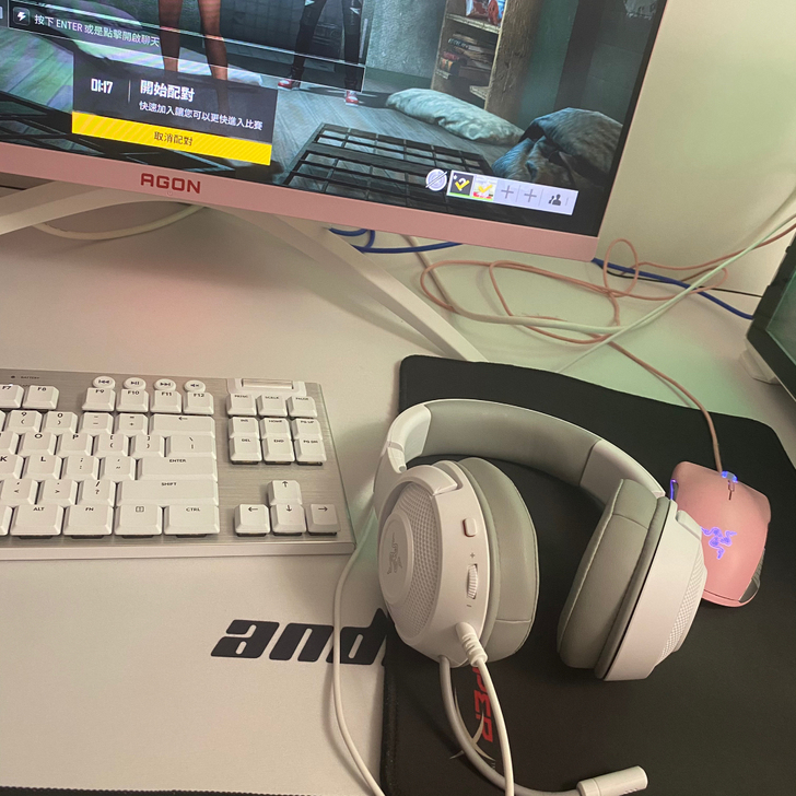 雷蛇Razer北海巨妖X耳机哆啦A梦头戴式...