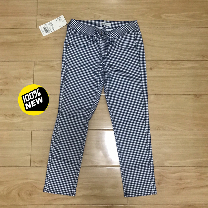 earth，格纹九分裤、全新150xs