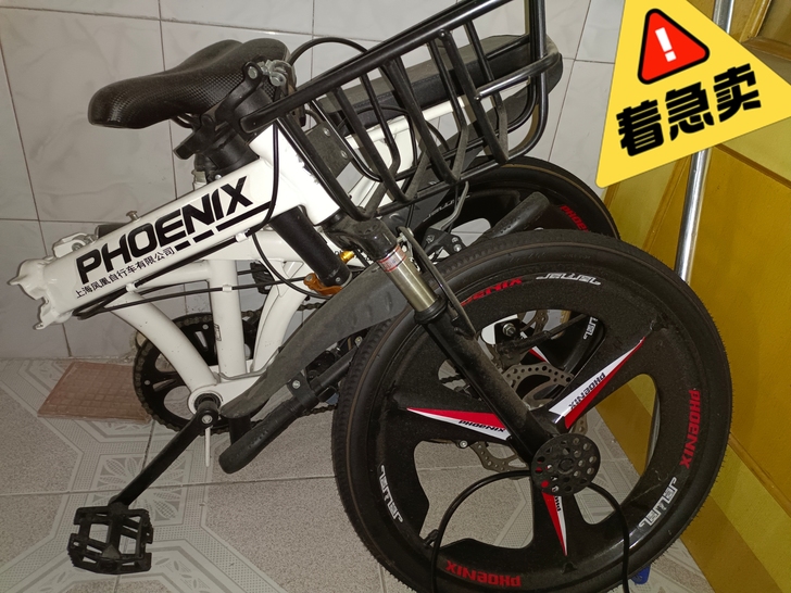 支持国货上海凤凰牌折叠自行车，可放后备箱。...