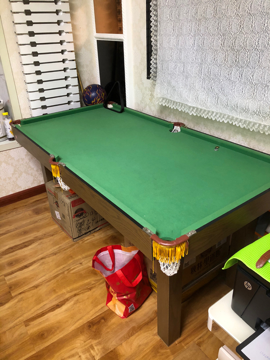 台球案子 台球桌 买回来后 因为孩子升学学...