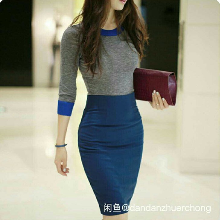 包邮韩国包臀裙，韩国面料质感很好，巨显身材...