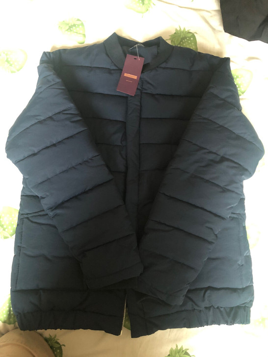 全新棒球棉服 藏蓝色