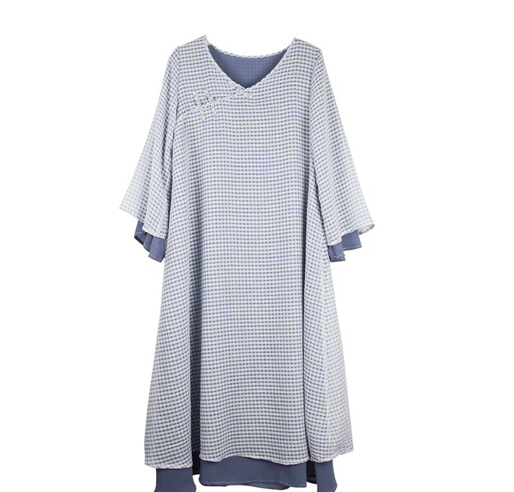 白苏与老男人 蔓蔓青萝 春夏新款复古宽松禅...