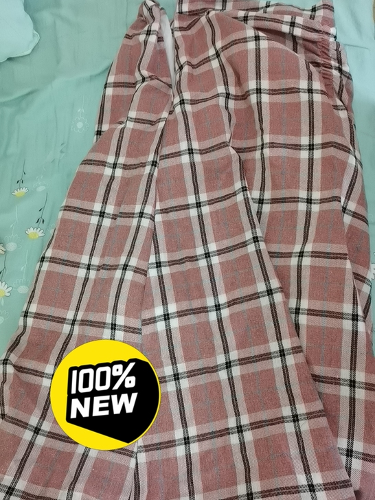 温柔格子半身裙