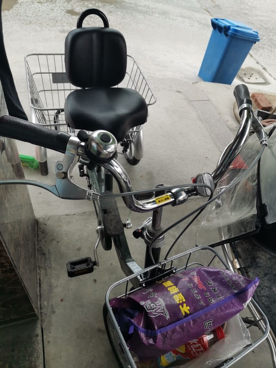 三轮铝合金自行车老人家骑不了几乎全新放在家...