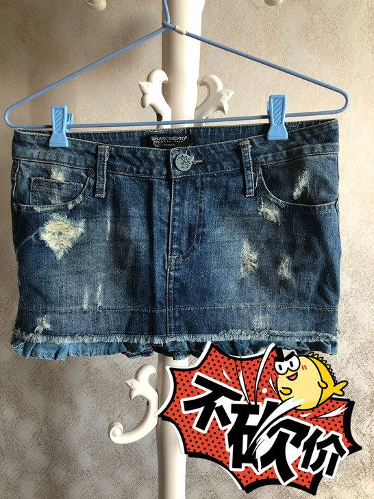 欧货牛仔短裙，rinascimento韩国...