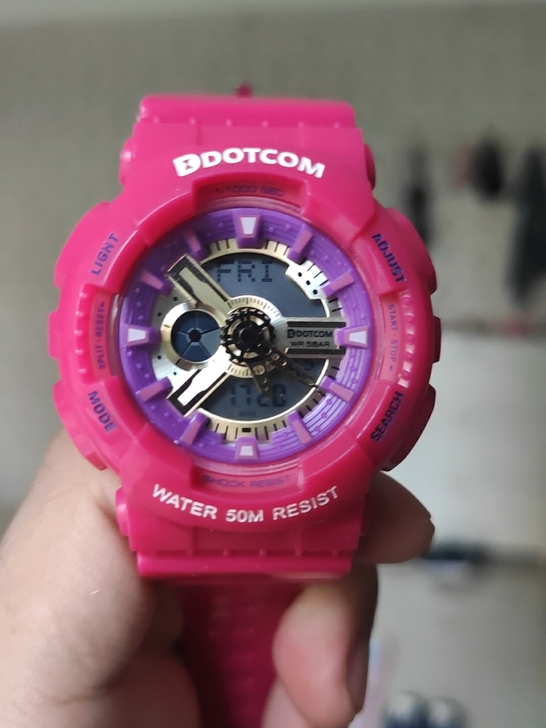 动特酷女士运动时尚运动计时手表学生运动休闲...