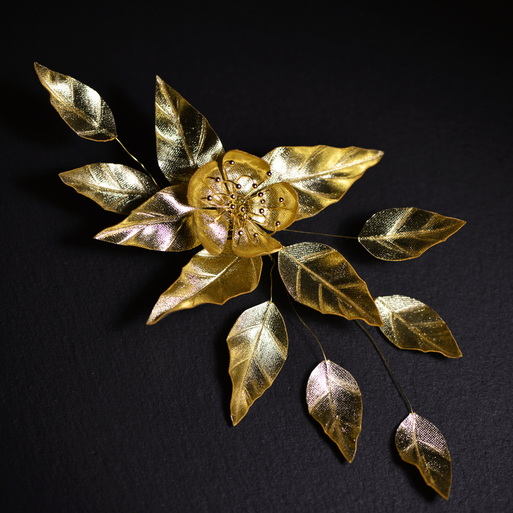 玛丽苏手作 御光 耳夹