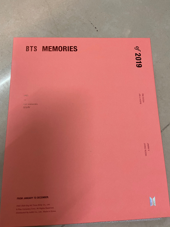 BTS 2019回忆录 仅拆 配置齐全有小卡