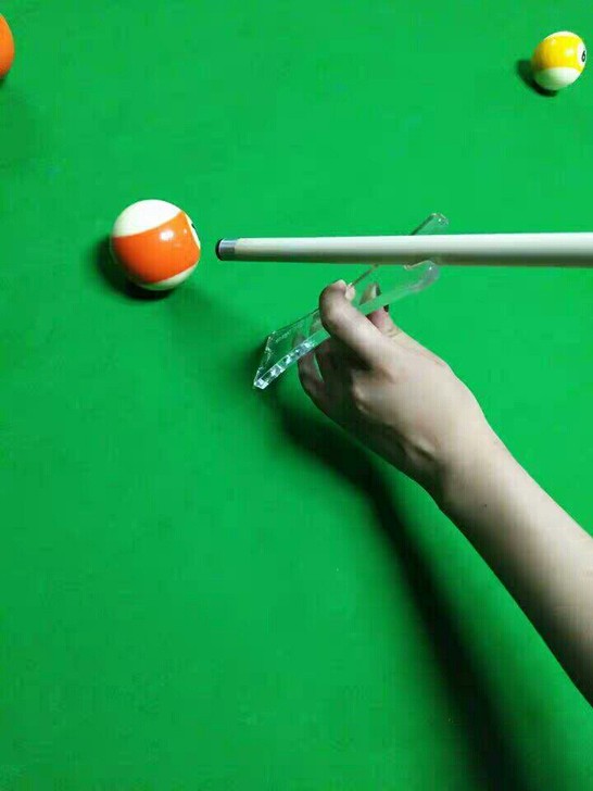 台球跳杆架杆器 透明水晶/黑色压克力 跳杆...