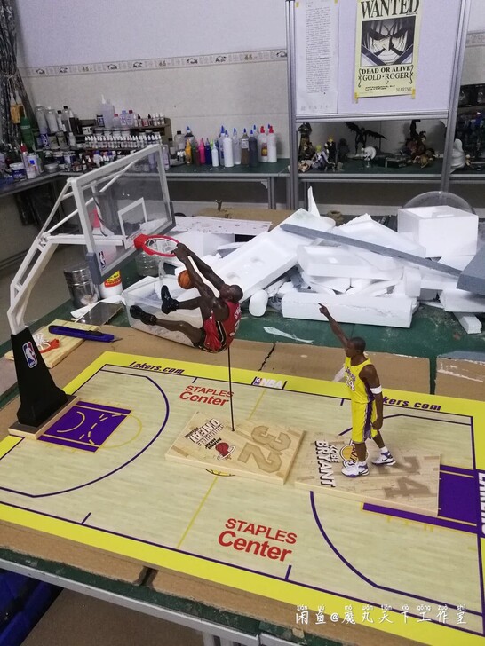 NBA篮球 麦克法兰系列 科比 篮球架 篮...