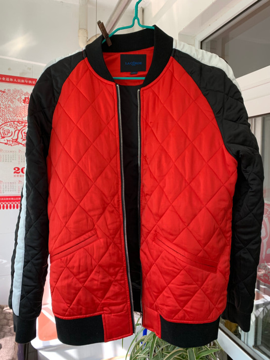 三弦棉服 gxg 太平鸟 三弦棒球棉服，全...