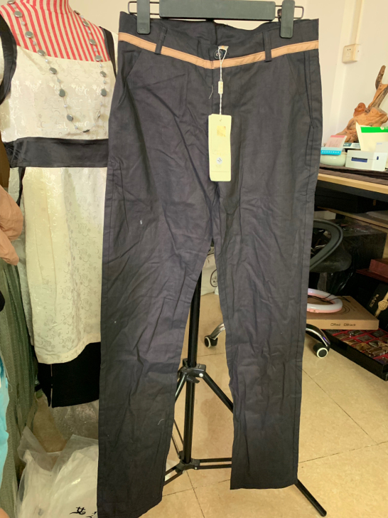 棉麻长裤m码特价不退换