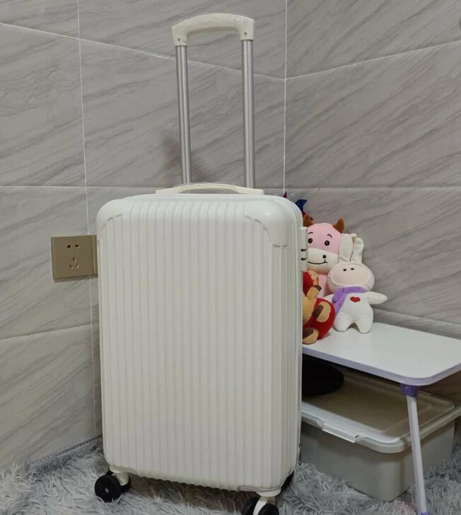 三杯奶茶钱就买到行李箱,谷物白很高级,性价...