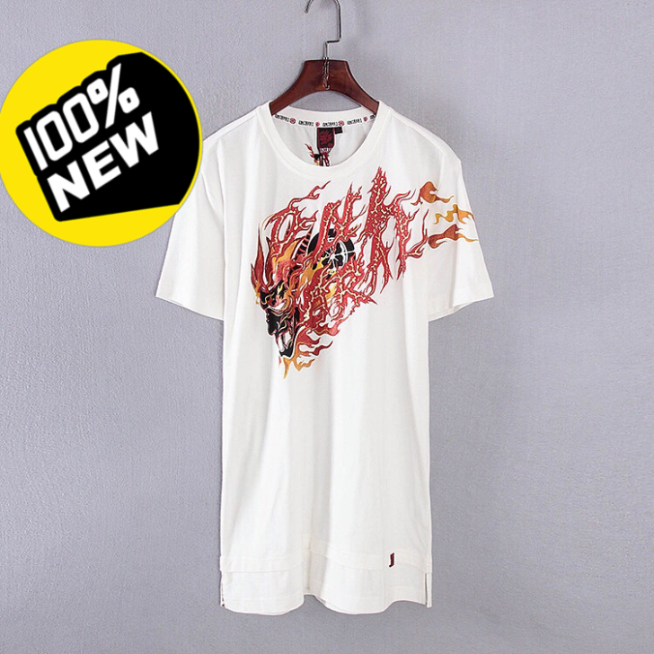 鬼洗T恤，男士黑色T恤，白色潮牌T恤，满版...
