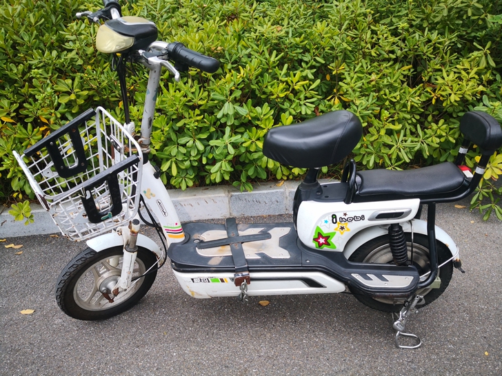 爱玛电动车电池48伏，能跑20公外观9成新...