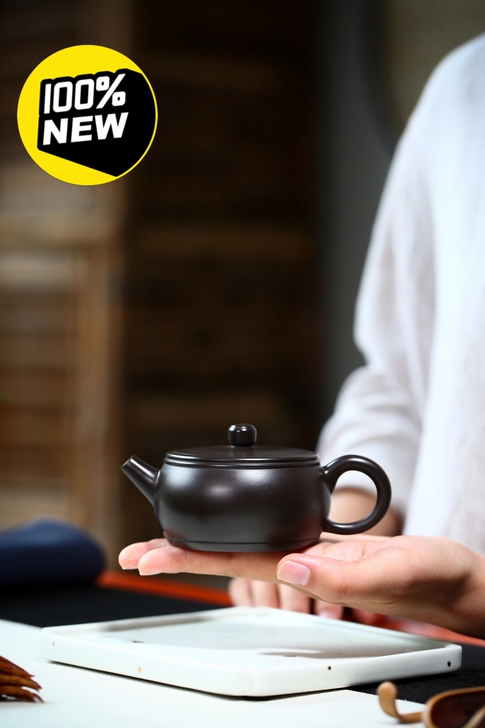 170cc宜兴徐峰球孔名家紫砂壶纯全手工原...