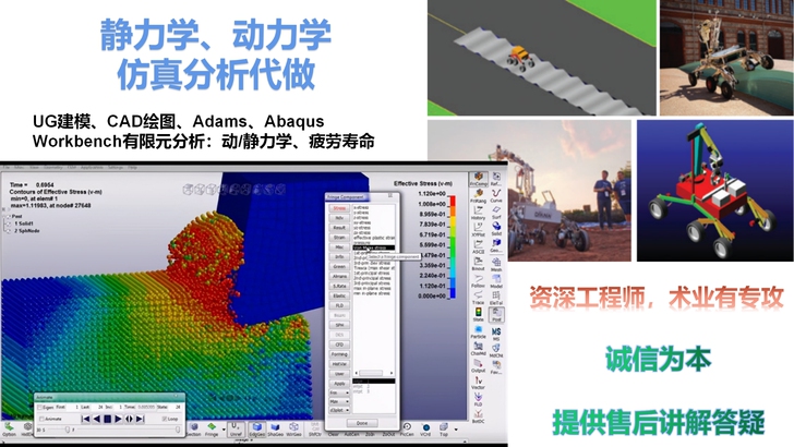 ug autoCAD Adams work...