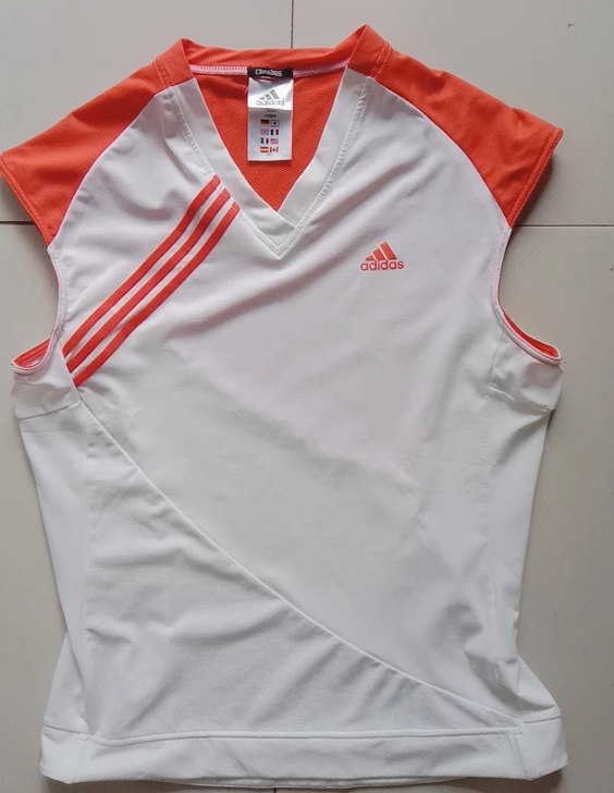 全新剪牌阿迪达斯女士短袖网球背心S，正品支...