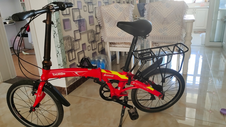 邦德富士达折叠20寸自行车 铝合金车架20...