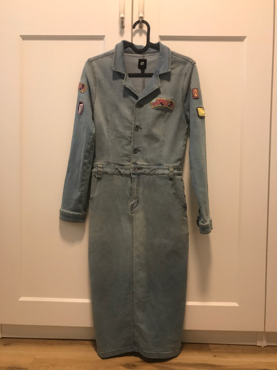 无敌无敌显身材的全新牛仔裙 M码 110斤...