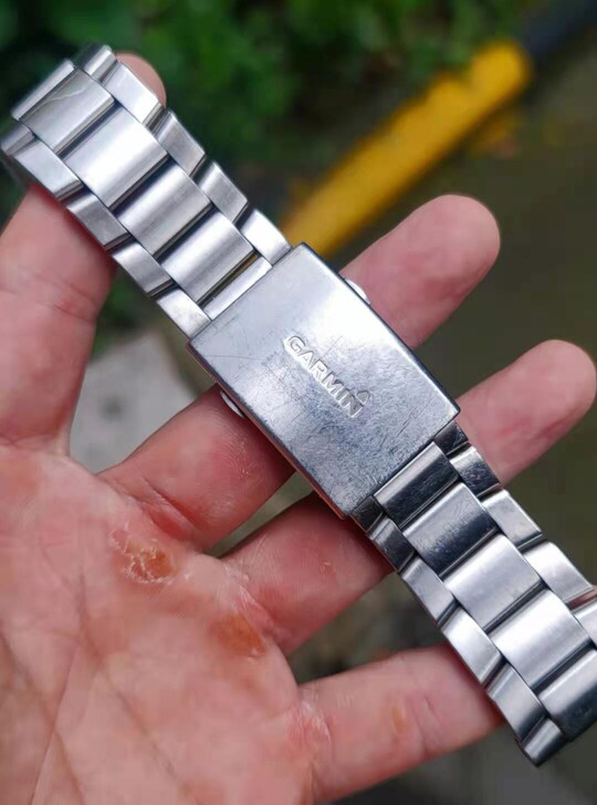 原装garmin佳明手表钛合金表带，钛银色...