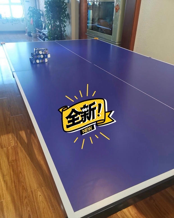【全新包邮】乒乓球桌家用移动式可折叠乒乓球...