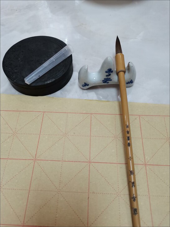 兰亭鼠須小号毛笔出锋1.0cm笔杆23cm...