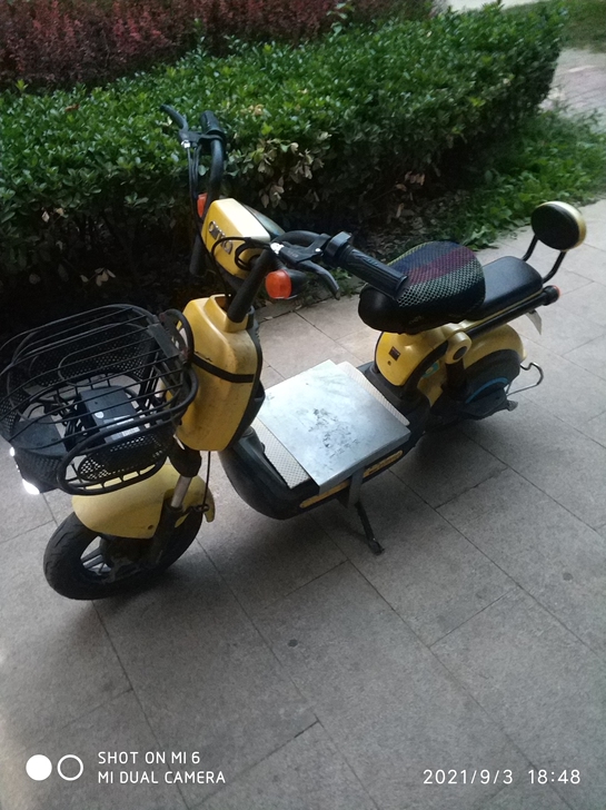 爱玛电动车,20/48的电瓶,充满电能跑2...
