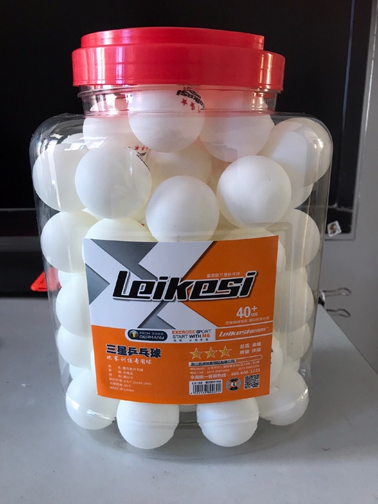 最后库存只要24一桶三星级乒乓球高分子40...