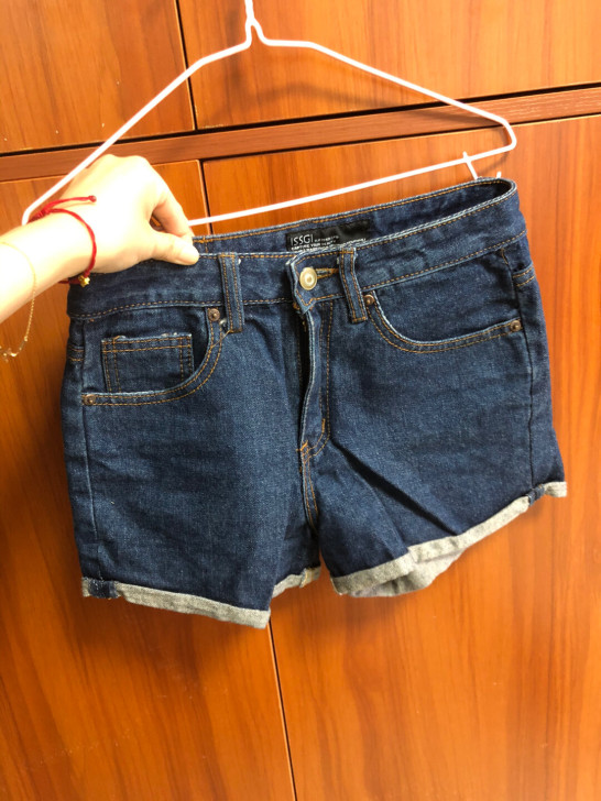 高腰牛仔短裤   夏季牛仔裤