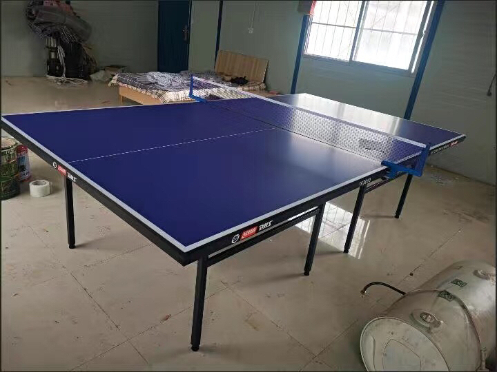 闲置急出乒乓球桌家用可折叠带轮移动式乒乓球...