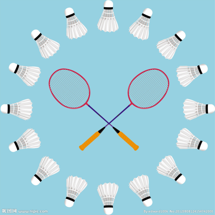 陪打羽毛球,,打得还不错,哈哈~顺便一块儿...