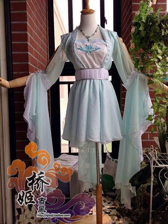 桥姬古风 古装/cos服【青玉釉】萌系可爱...