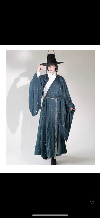 【汉服出租】锦上袍明制汉服古风道袍汉服明制...