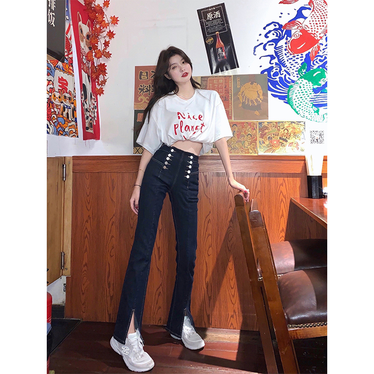 范智乔 牛仔裤，全新，吊牌还在！L码！深蓝...