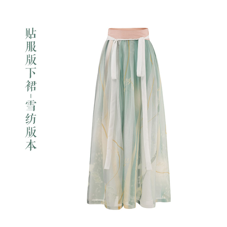 十三余 洛神赋褶裙，穿过几次