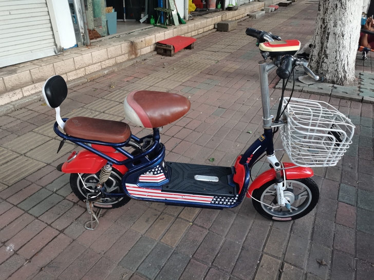 出小鸟电动车一台,电池能跑四五十里地,保电...