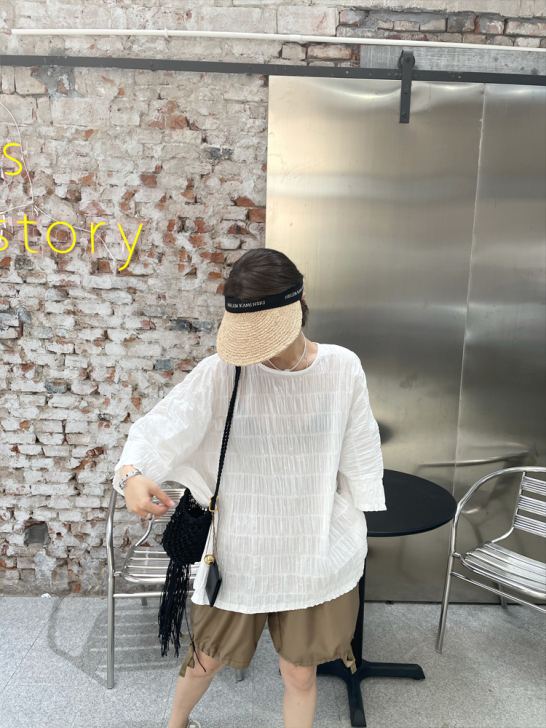 yokidan 蕾丝雪纺衫