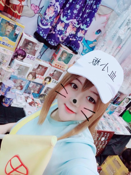 工作细胞血小板cos 服假发鞋三分家的,m...