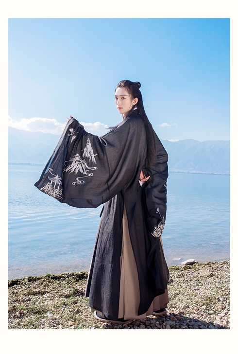 重回汉唐终南宋制长褙子大袖