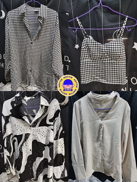 全新女士衬衫合集，北京商场购买，均一次未穿...