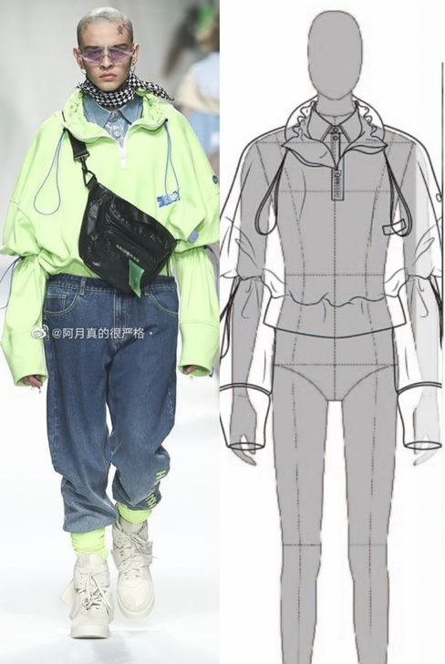 服装效果图，服装款式图，PS，AI，