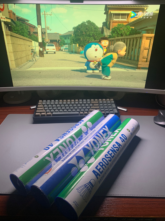 全新未拆封尤尼克斯羽毛球AS40 12只装...