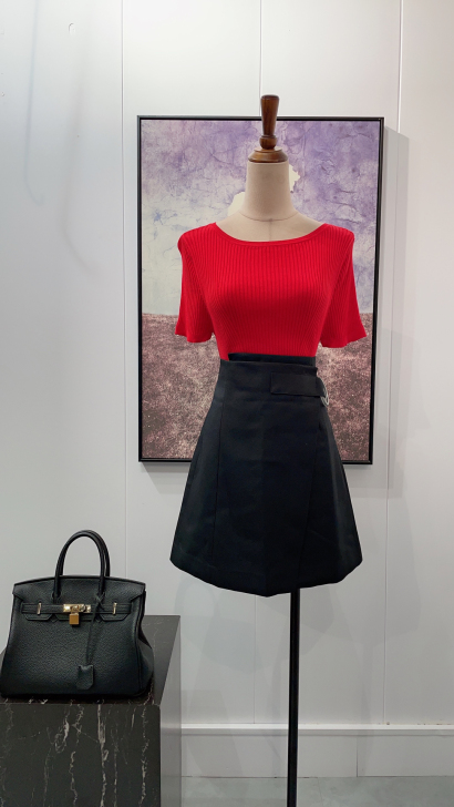 POB##amp;hellip; 圆领针织衫