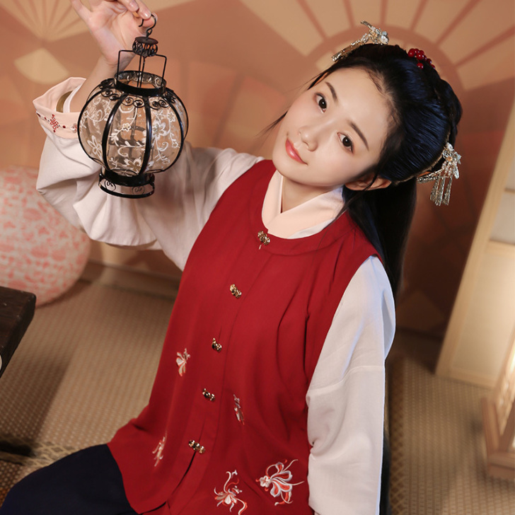 重回汉唐 木槿比甲 S码全新仅试