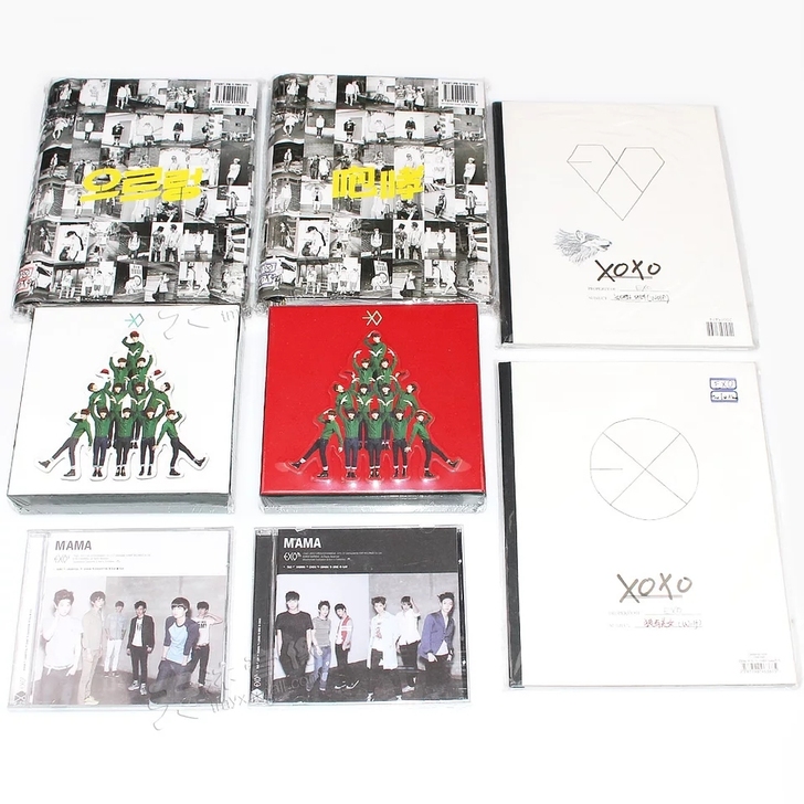 正版 EXO专辑 mama 咆哮 xoxo...
